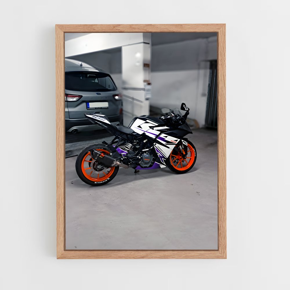 Poster Garage Ride – affiche KTM Moto (vue 4)